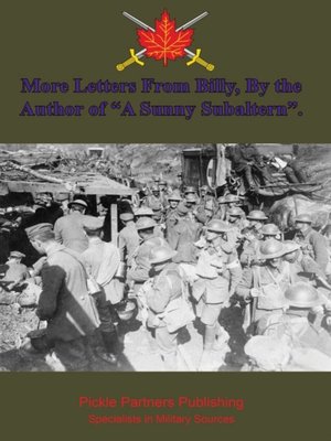 cover image of A Sunny Subaltern, Billy's Letters from Flanders